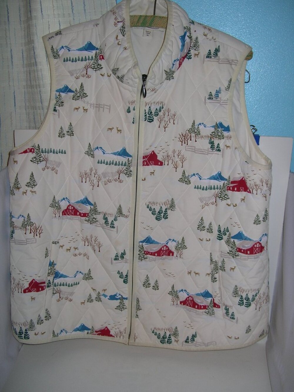 Coldwater Creek Women's Outdoor Puffy Quilted Vest  XL Worn Once! Beautiful! 70
